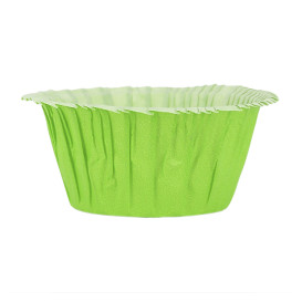 Cápsulas para Cupcakes 4,9x3,8x7,5cm Verde (500 Uds)