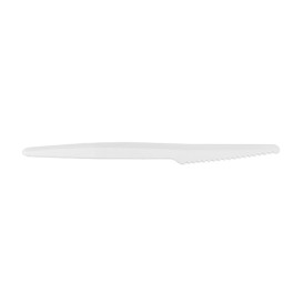 Cuchillo de Papel Blanco 17cm (50 Uds)