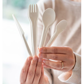 Tenedor de Papel Blanco 17cm (1.000 Uds)