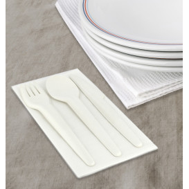 Cuchillo de Papel Blanco 17cm (50 Uds)