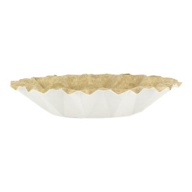 Plato Hondo de Cartón Kraft "Flower" Ø16cm 245g/m² (800 Uds)