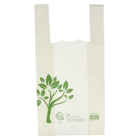Bolsa Camiseta Home Compost “Be Eco!” 30x40cm G70 (100 Uds)