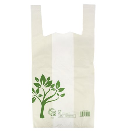 Bolsa Camiseta Home Compost “Be Eco!” 50x60cm G90 (100 Uds)