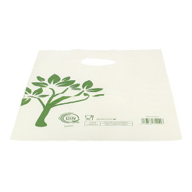 Bolsa Asa Troquelada Home Compost “Be Eco!” 30x40cm (100 Uds)