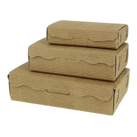 Caja para Dulces y Bombones Kraft 11x6,5x2,5cm 100g (100 Uds)