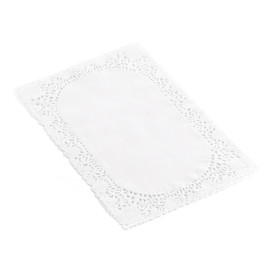 Blonda de Papel Calada Blanca Litos 14x24cm (250 Uds)