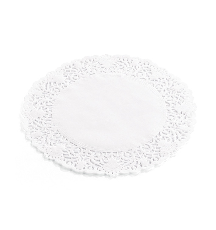 Rodal de Papel Calado Blanco Litos Ø120mm (2000 Uds)