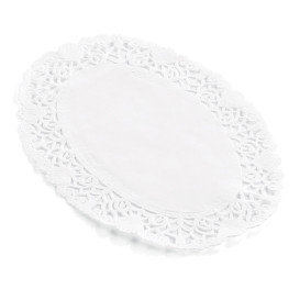Rodal de Papel Calado Oval Blanco Litos 18x25cm (2000 Uds)