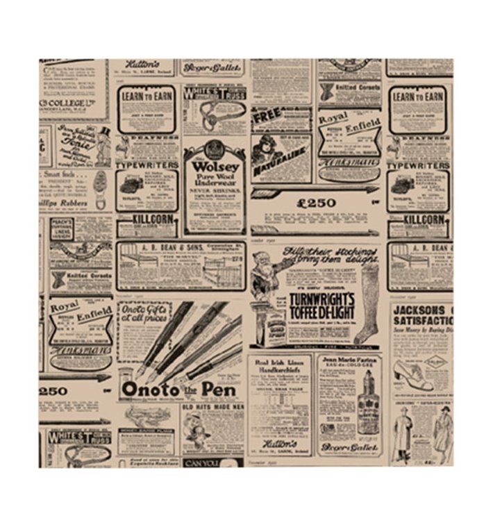 Envuelta Antigrasa Times Kraft 31x31cm (1000 Unidades)