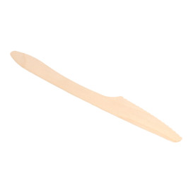 Cuchillo de Madera Natural 193mm (100 Uds)