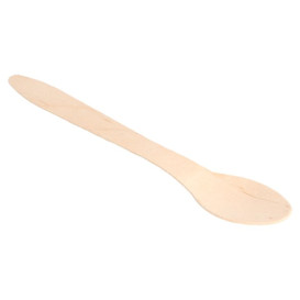Cuchara de Madera Natural 187mm (1000 Uds)