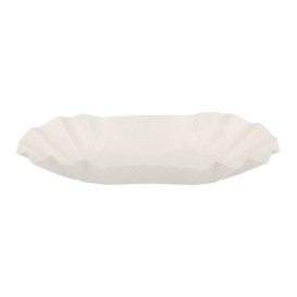 Bandeja de Cartón Ovalada 16,5x10x3,5cm (250 Uds)