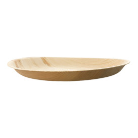 Plato Redondo Hoja de Palma 23,0 cm (25 Uds)