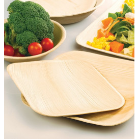 Bandeja Ovalada Hoja de Palma 26x16x2,5cm (25 Uds)