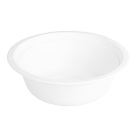 Bol de Caña de Azucar Blanco 350ml (50 Uds)