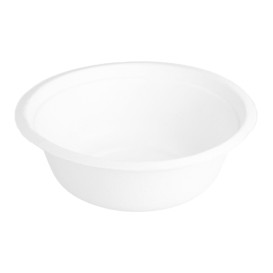 Bol de Caña de Azucar Blanco 500ml (50 Uds)
