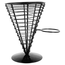Cesta para Presentación Acero 1 Tarrina Ø128x180mm (1 Ud)