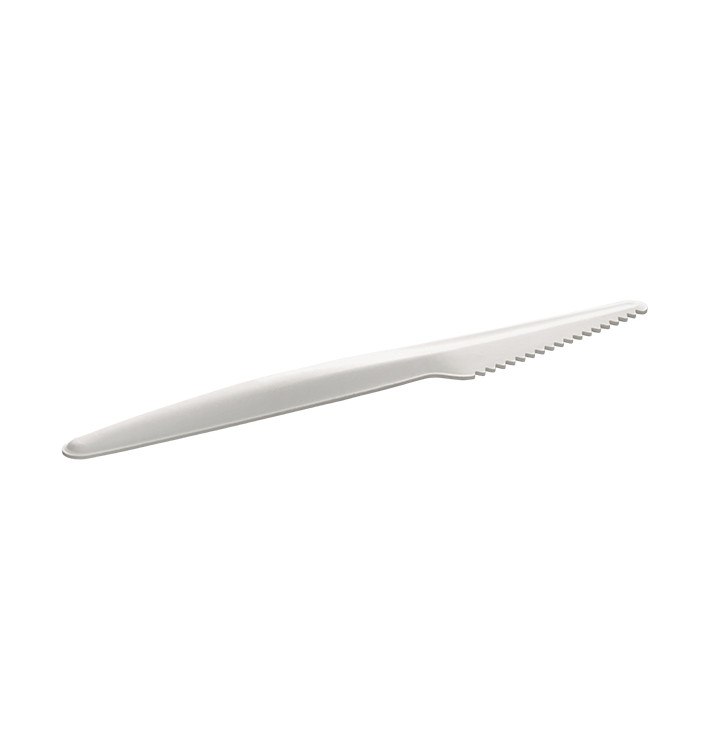 Cuchillo de Papel Blanco 17cm (50 Uds)