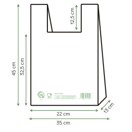 Bolsa Camiseta Home Compost “Classic” 35x45cm (1.000 Uds)