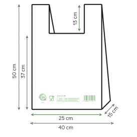 Bolsa Camiseta Home Compost “Classic” 40x50cm (1.000 Uds)