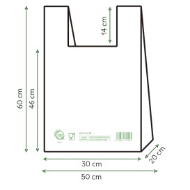 Bolsa Camiseta Home Compost “Classic” 50x60cm (100 Uds)