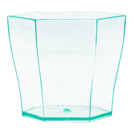 Vaso Hexagonal Degustacion "Water Green" 60ml (24 Uds)