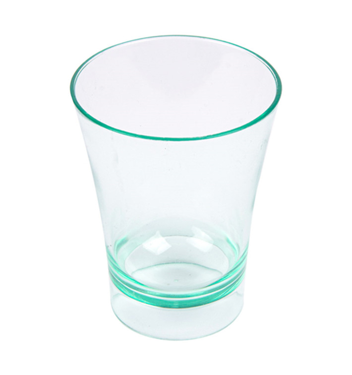 Vaso Plastico Degustacion "Water Green" 5x6,5cm (12 Uds)