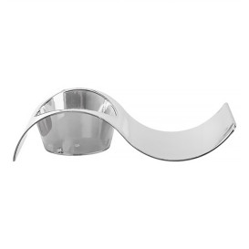 Plato Degustacion Ola Plateado 9,5x4,2cm (50 Uds)