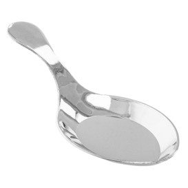 Cucharita Plastico para Salsas Plateado 10 cm (50 uds)