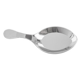 Cucharita Plastico para Salsas Plateado 10 cm (50 uds)