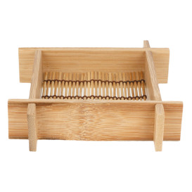 Bandeja de Bambu 12x12x3cm (20 Uds)