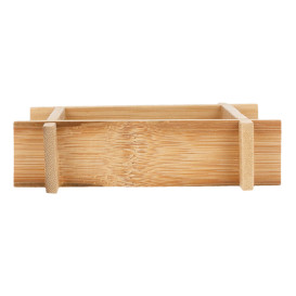 Bandeja de Bambu 12x12x3cm (20 Uds)