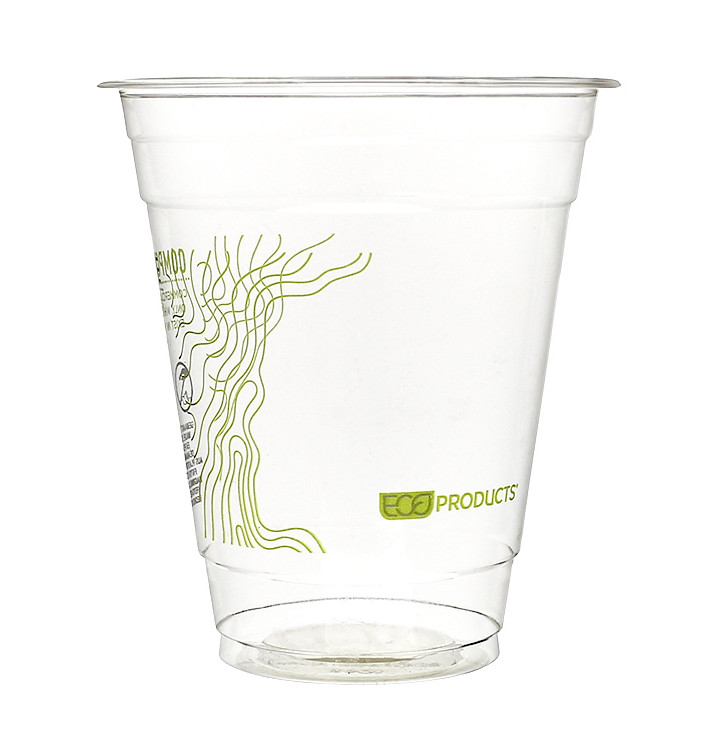 Vaso Almidón de Maíz PLA "Green Stripe" 355ml (1.000 Uds)