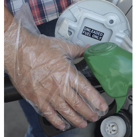 Guantes de Polietileno Gofrado Transparente (10.000 Uds)