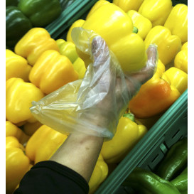 Guantes de Polietileno Gofrado Transparente (10.000 Uds)