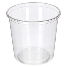 Tarrina Compostable PLA Transparente 720ml (50 Uds)