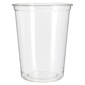 Tarrina Compostable PLA Transparente 960ml (50 Uds)