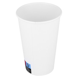 Vaso Cartón ECO 16 Oz/480ml Blanco Ø9cm (1.000 Uds)