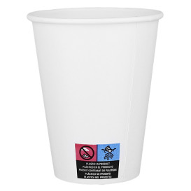 Vaso Cartón ECO 14 Oz/420ml Blanco Ø9cm (1.000 Uds)