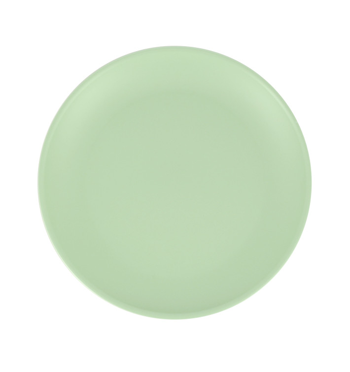 Plato Reutilizable Durable PP Mineral Verde Ø23,5cm (54 Uds)