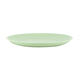 Plato Reutilizable Durable PP Mineral Verde Ø23,5cm (54 Uds)