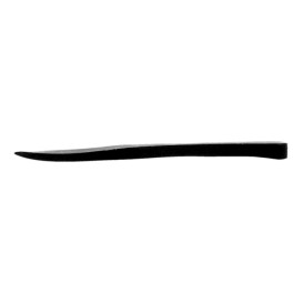 Cuchillo de Bambu Degustacion Negro 9cm (50 Uds)