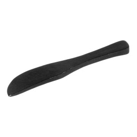 Cuchillo de Bambu Degustacion Negro 9cm (50 Uds)