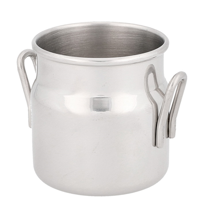 Mini Lechera Presentación Inox 90ml (12 Uds)