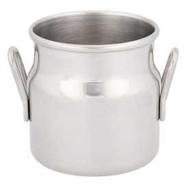 Mini Lechera Presentación Inox 90ml (12 Uds)