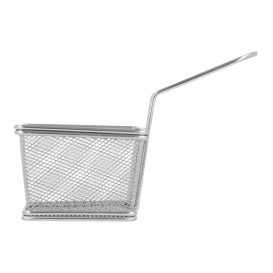 Mini Freidora para Presentación Acero 10x9x6cm (1 Ud)