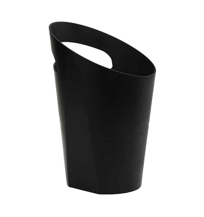 Cubitera Reutilizable PP Negro para 1 Botella (1 Ud)