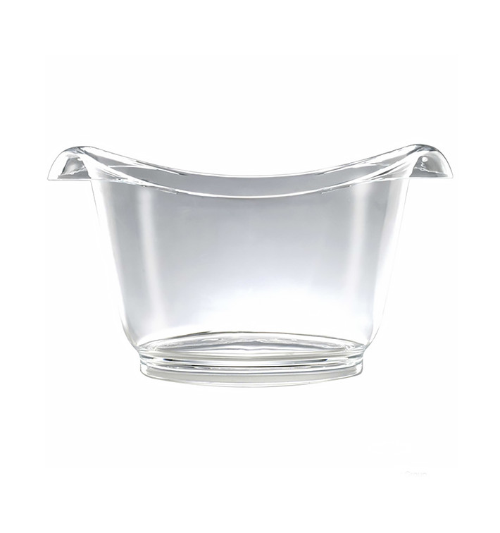 Cubitera Reutilizable SAN Transparente para 7-8 Botellas (1 Ud)