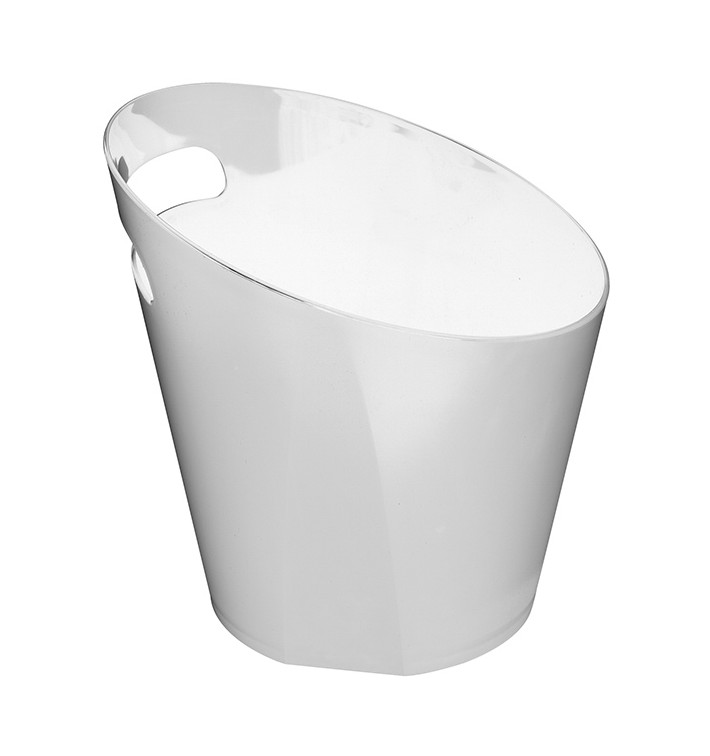 Cubitera Reutilizable PP Blanco para 7-8 Botellas (4 Uds)