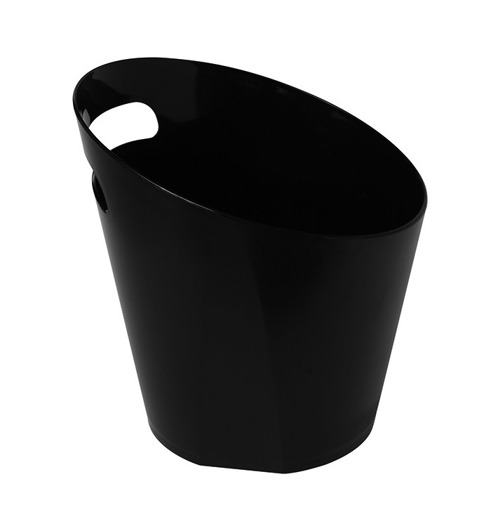 Cubitera Reutilizable PP Negro para 7-8 Botellas (1 Ud)